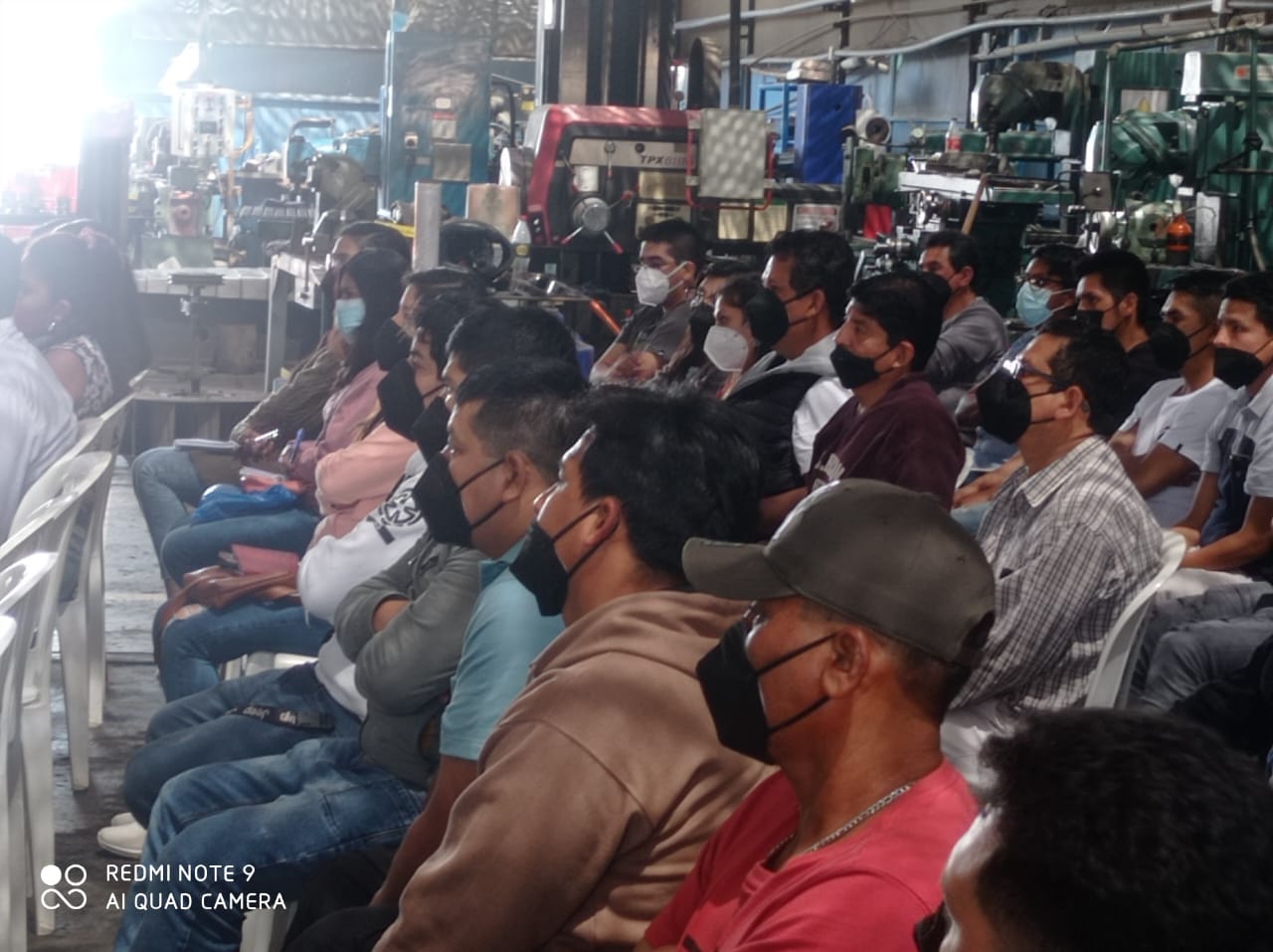 Charla de seguridad y salud en el trabajo